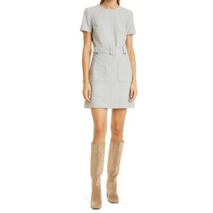 Club Monaco Gray Sheath Mini Dress